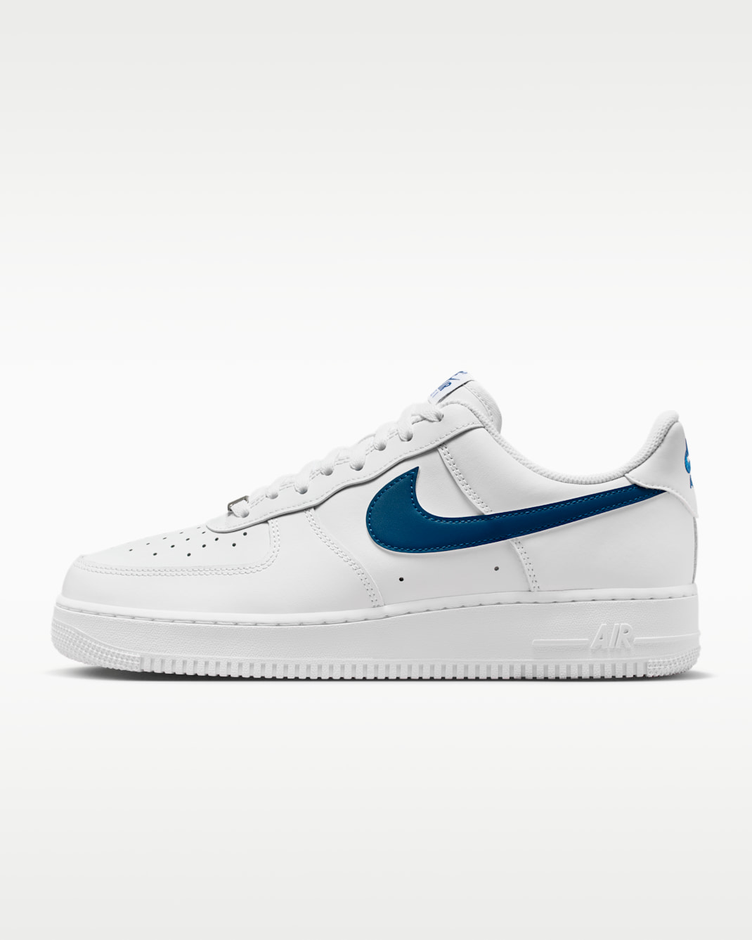 Nike Air Force 1 '07 Herrenschuh - Weiß/Weiß/Court Blue
