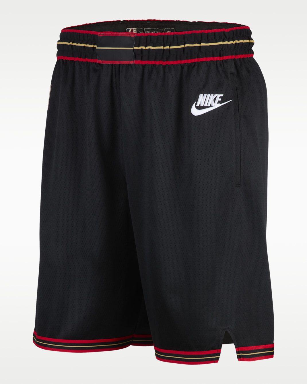 Philadelphia 76ers Swingman 2025/26 Hardwood Classics Men's Nike Dri-FIT NBA Shorts - Black/White
