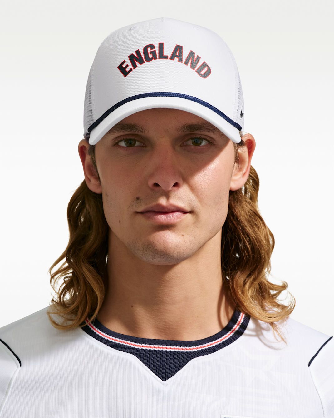 Gorra de futbol Nike England Rise - Blanco