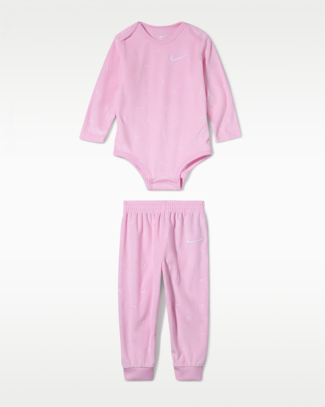 Nike Baby Essentials Baby (6-12M) Bodysuit and Pants Set - Pink Foam