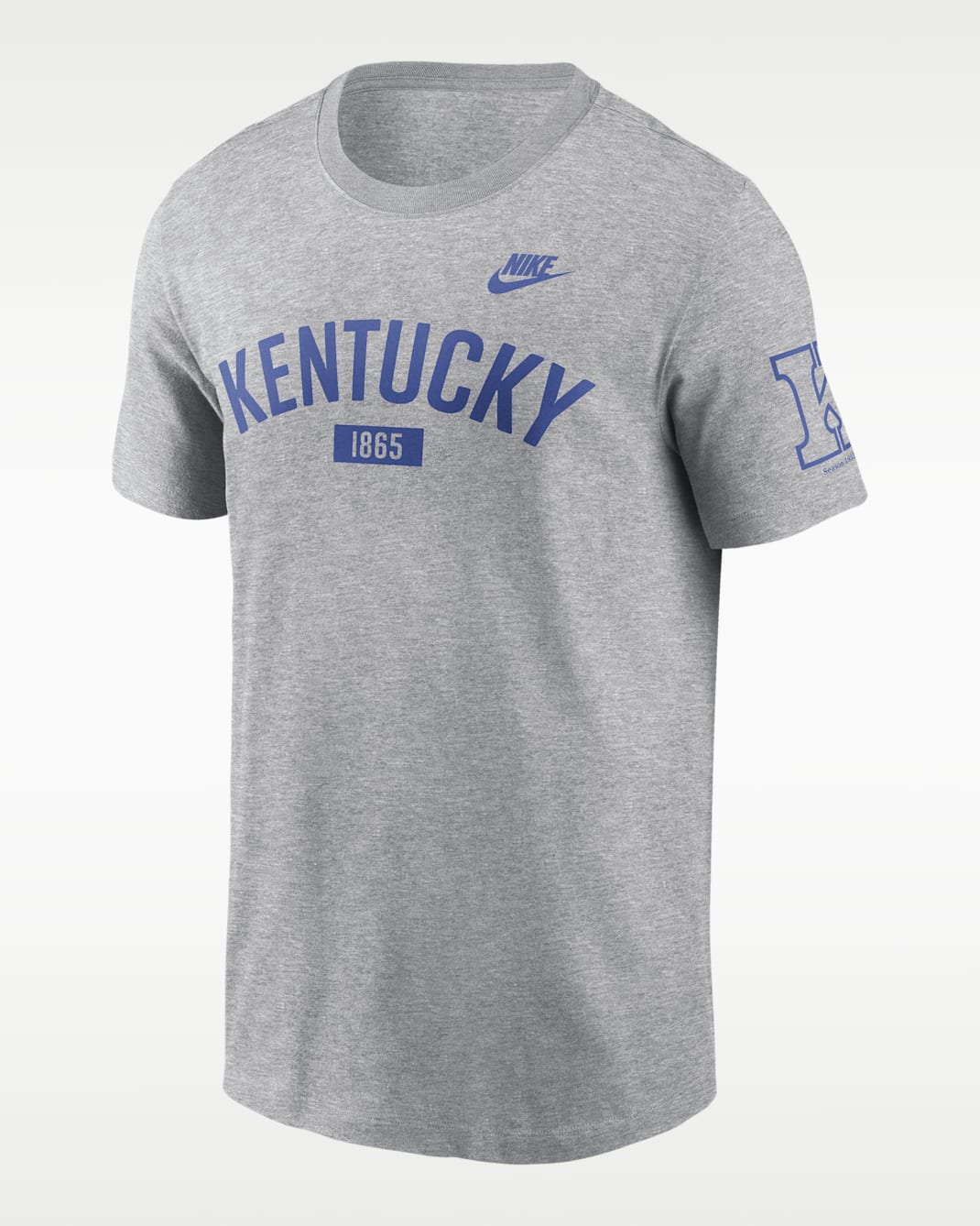 Playera universitaria Nike para hombre Kentucky Legacy Arch 2-Hit - Gris
