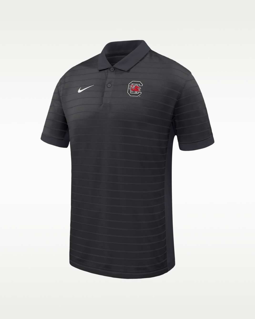 Nike Sideline Victory Stripe (South Carolina Gamecocks) Men's Nike Dri-FIT College Polo - Black