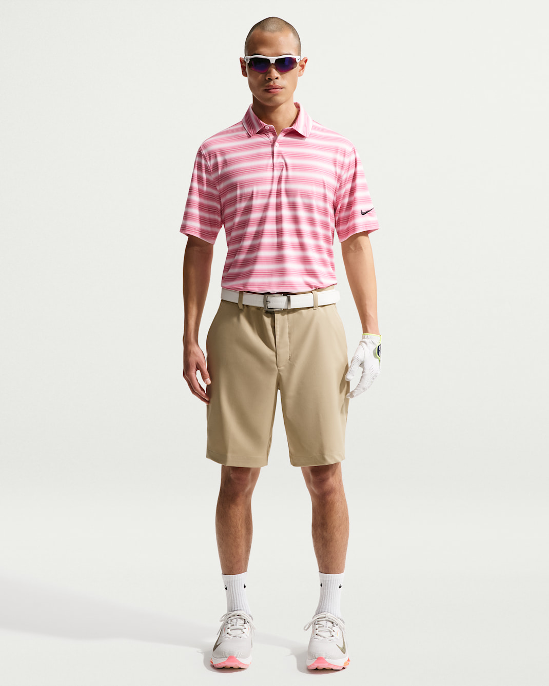 Nike Velocity Men's Dri-FIT Golf Shorts - Limestone/Black/Limestone