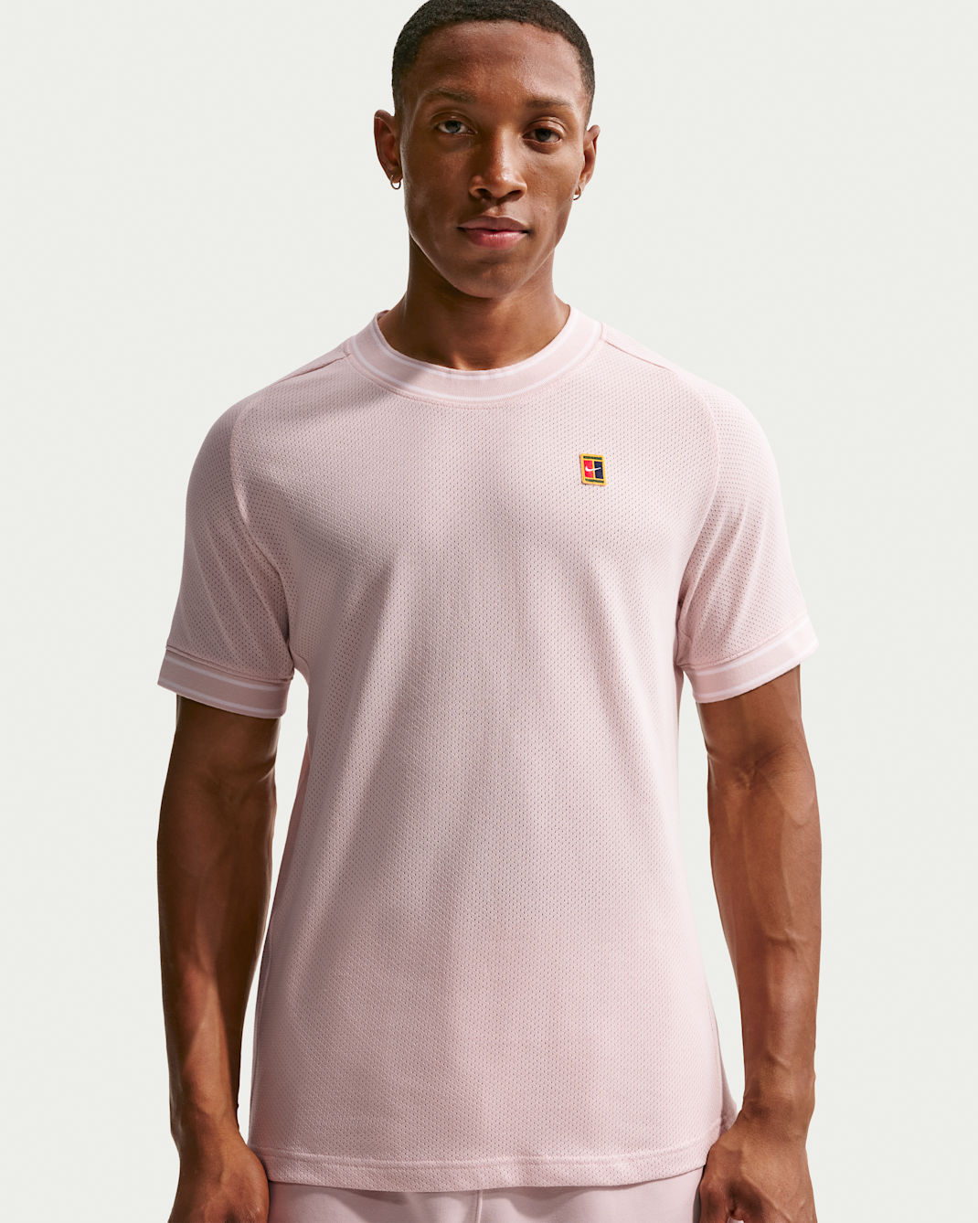 Playera de tenis de manga corta para hombre NikeCourt Heritage - Rojo sedimento