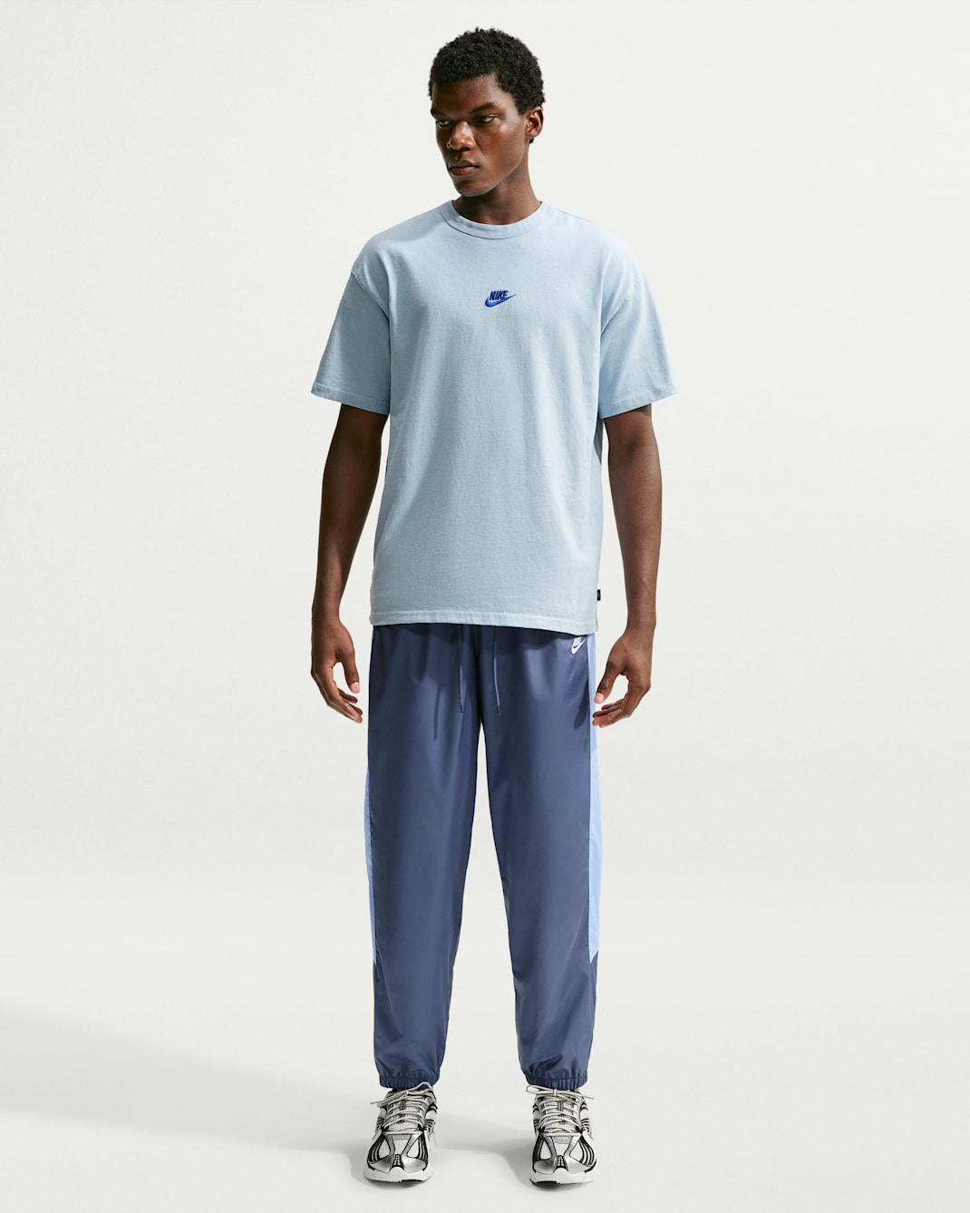 Nike Windrunner Men's Lined Pants - Diffused Blue/Ice Blue/White