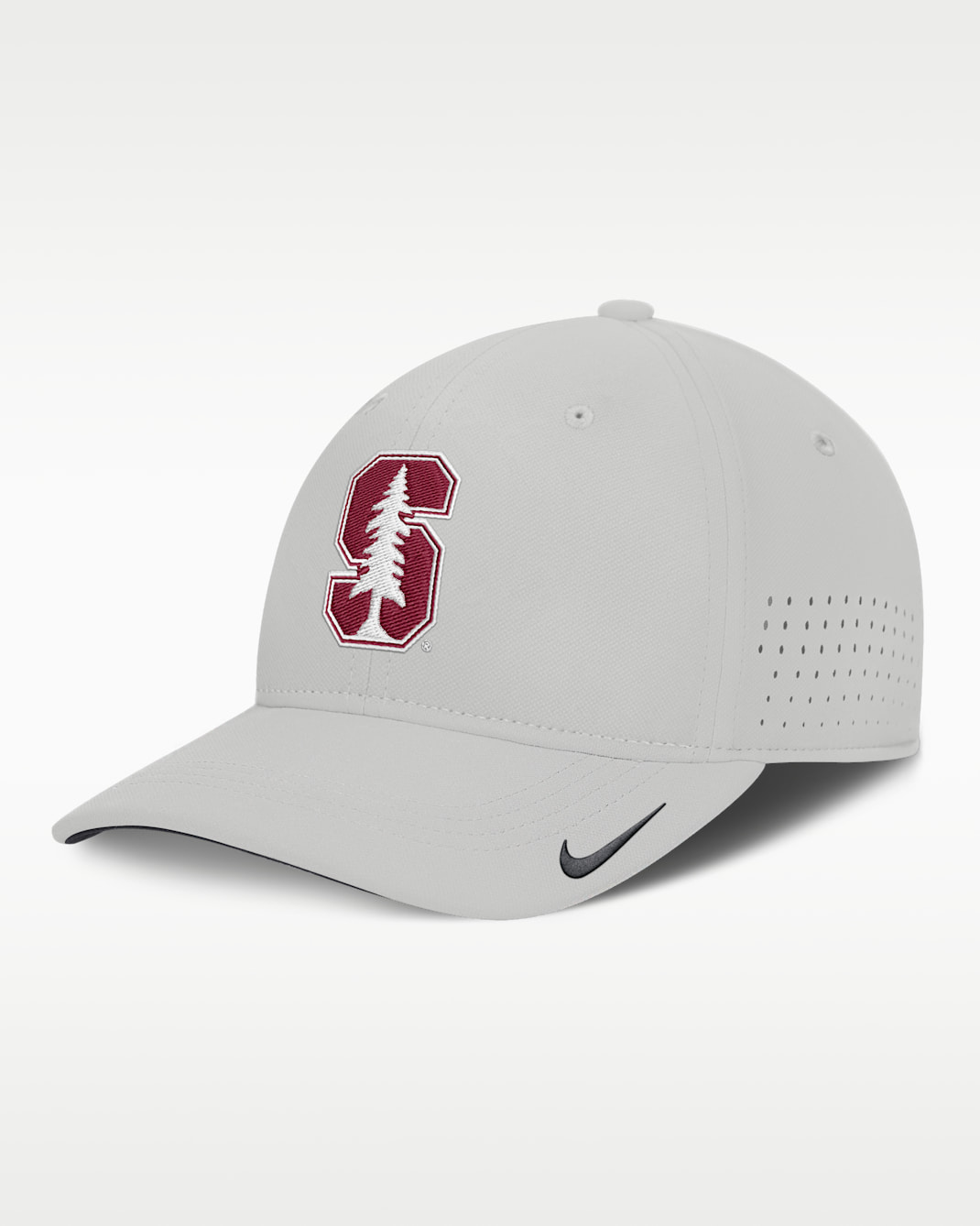 Stanford Sideline Practice Men's Nike Dri-FIT College Hat - Grey
