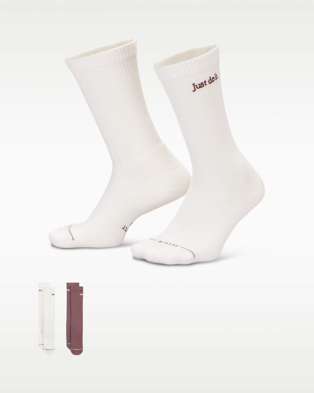 Nike Everyday Elevated Crew Socks (2 Pairs) - Multi-Color