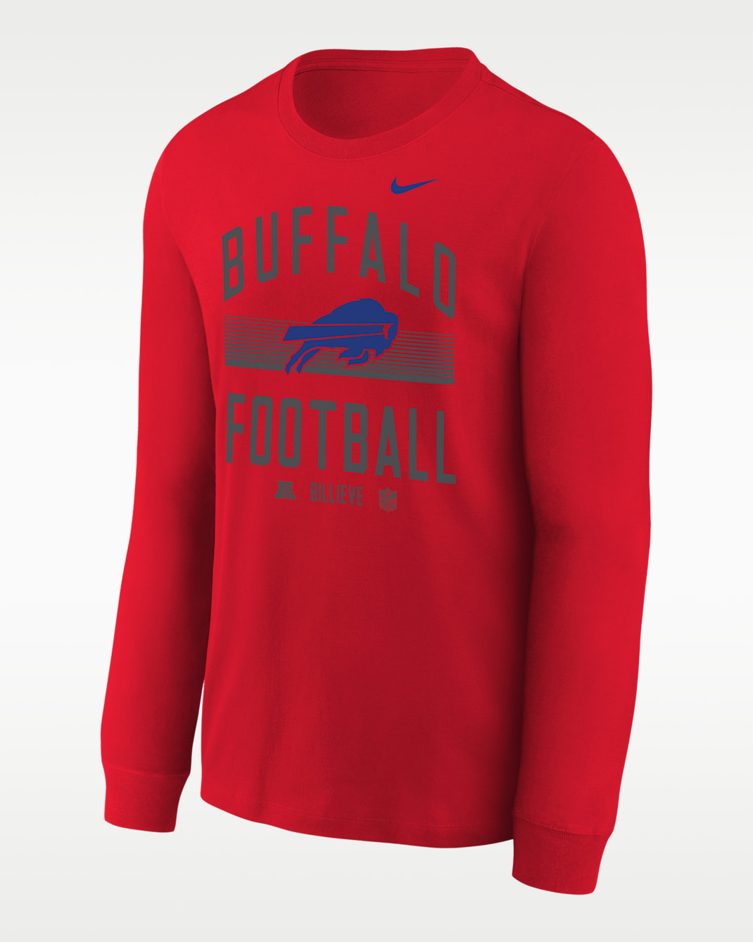 Buffalo Bills Hometown Big Kids' Nike NFL Long-Sleeve T-Shirt - Red