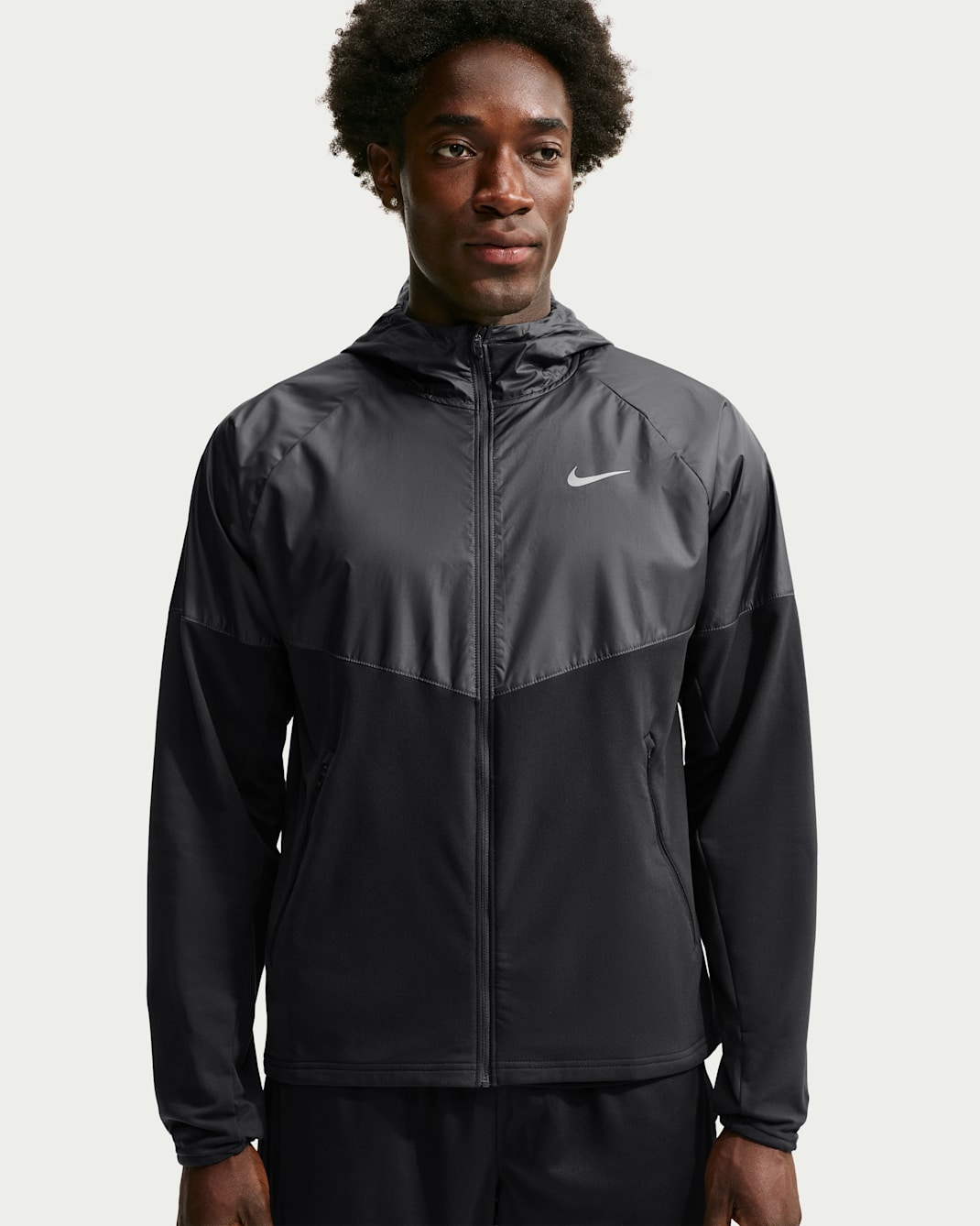 Nike Miler Men's Repel Winterized Running Jacket - Black/Anthracite