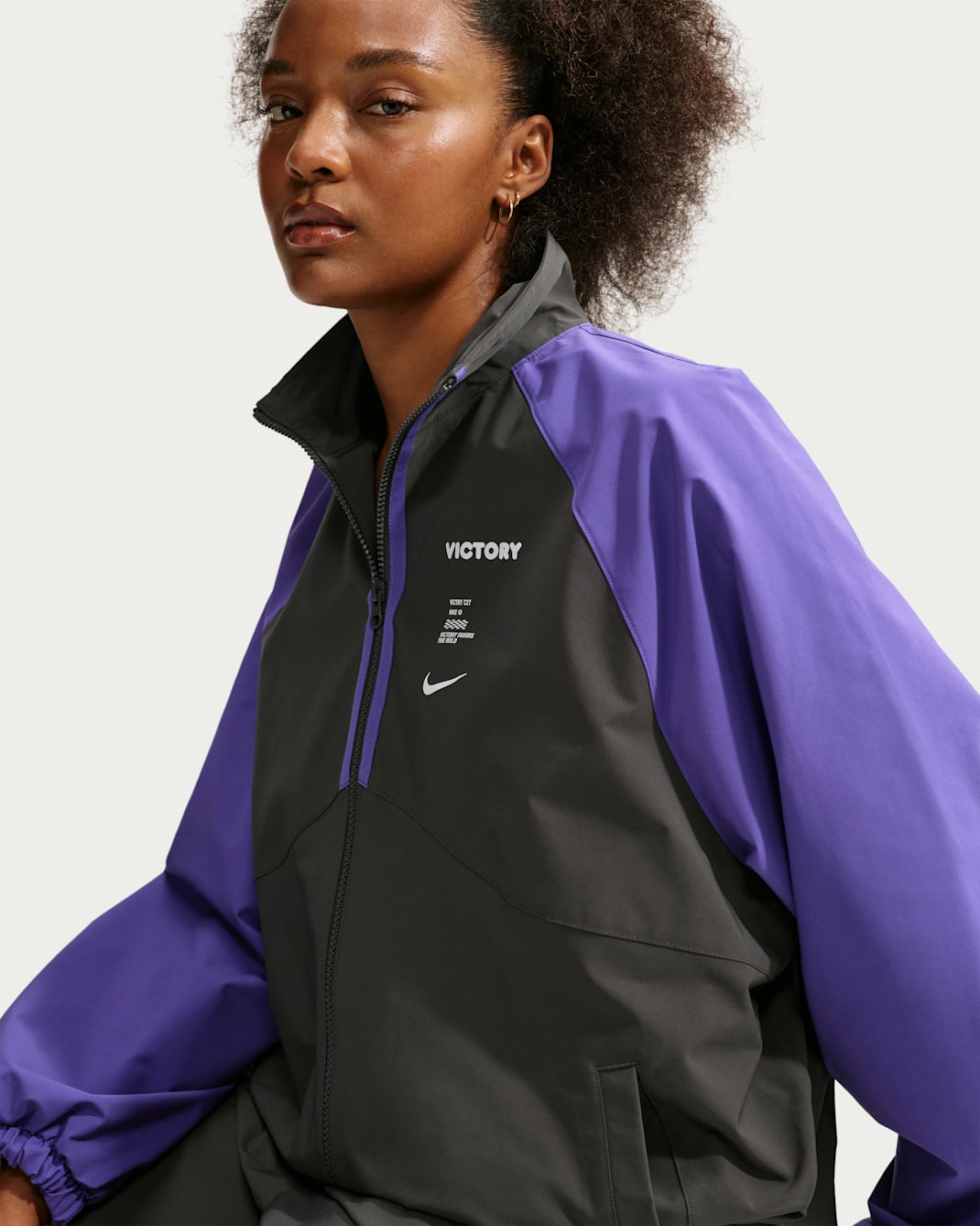 Nike Victory Collection Women's Soccer Track Jacket - Newsprint/Dark Iris/Summit White