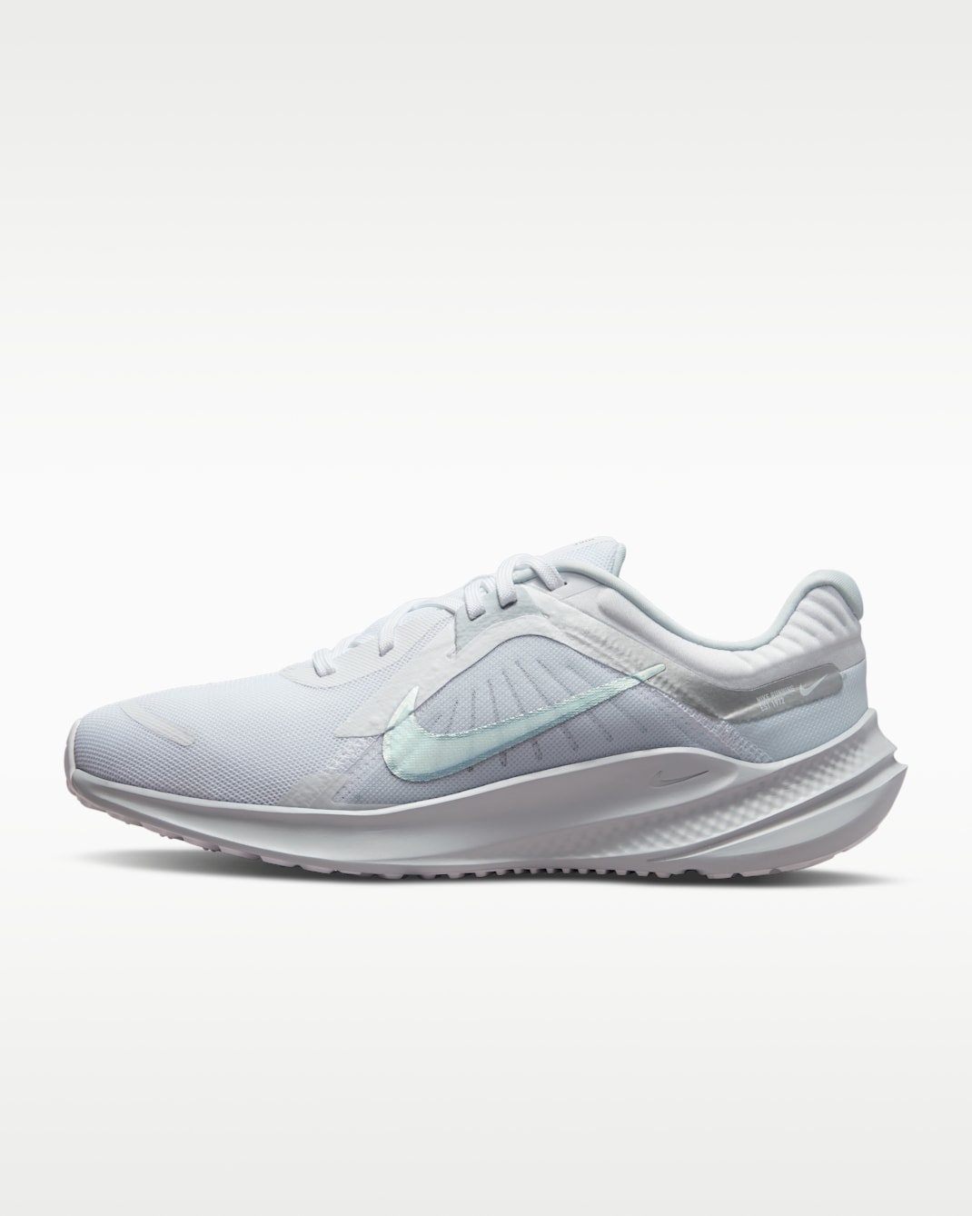 Nike Quest 5 Women's Road Running Shoes - White/Pure Platinum/Metallic Silver