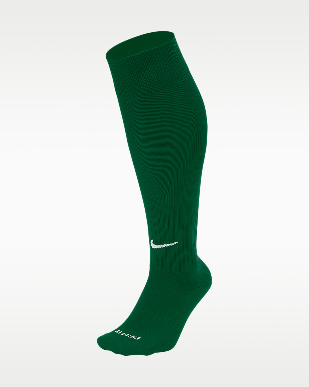 Nike Classic 2 Cushioned Over-the-Calf Socks - Pine Green/White