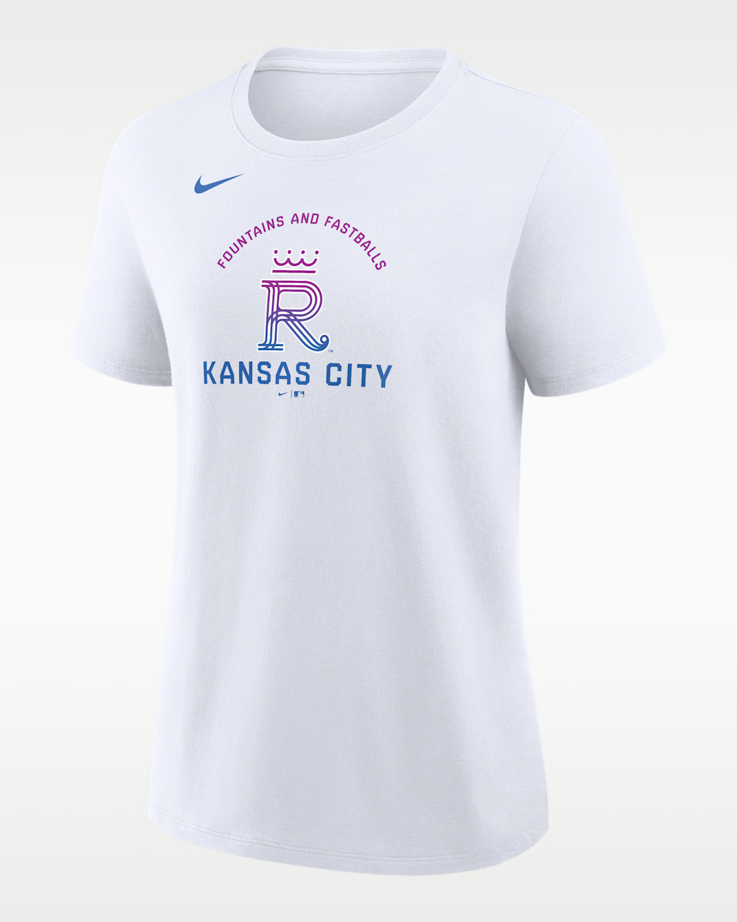 Kansas City Royals City Connect Women's Nike MLB T-Shirt - White
