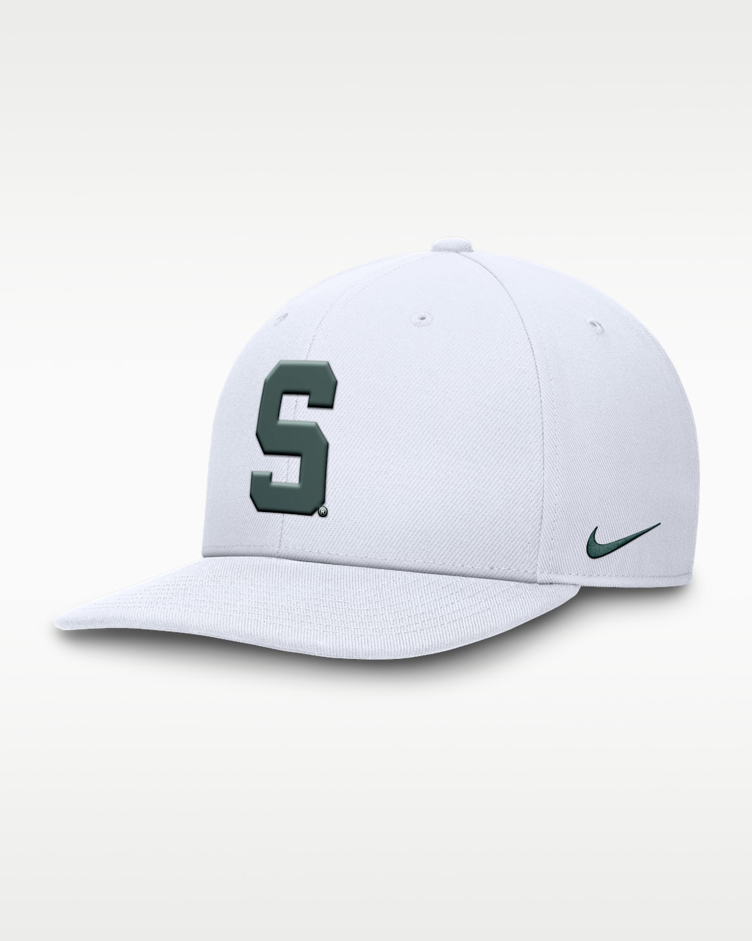 Michigan State Spartans Primetime Pro Men's Nike Dri-FIT College Adjustable Hat - White