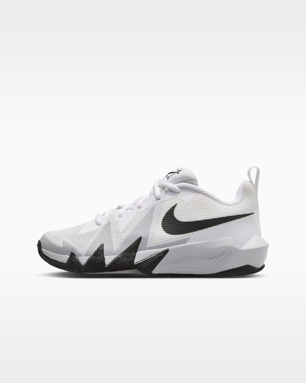 Nike S.T. Dynamite Big Kids' Basketball Shoes - White/Summit White/Pure Platinum/Black