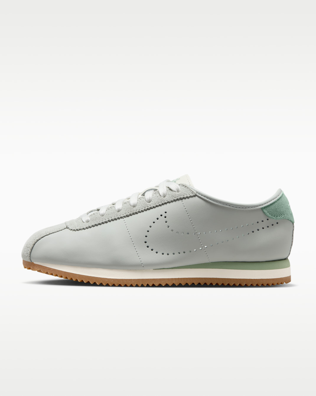 Nike Cortez Leather Women's Shoes - Light Silver/Sail/Gum Light Brown/Steam