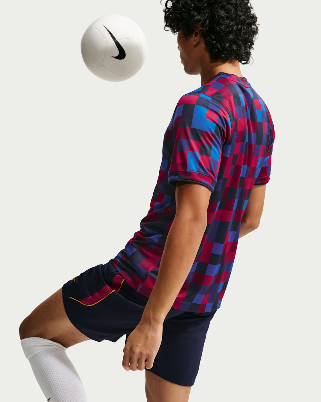 FC Barcelona Home Men's Nike Dri-FIT Soccer Pre-Match Top
