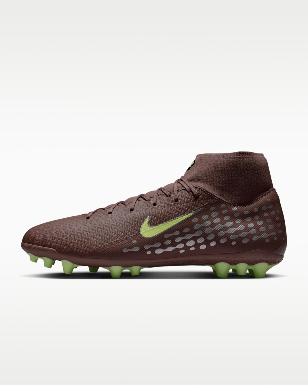 Fotbollssko Nike Mercurial Superfly 10 Academy "Kylian Mbappé" AG med högt skaft - Plum Eclipse/Metallic Silver
