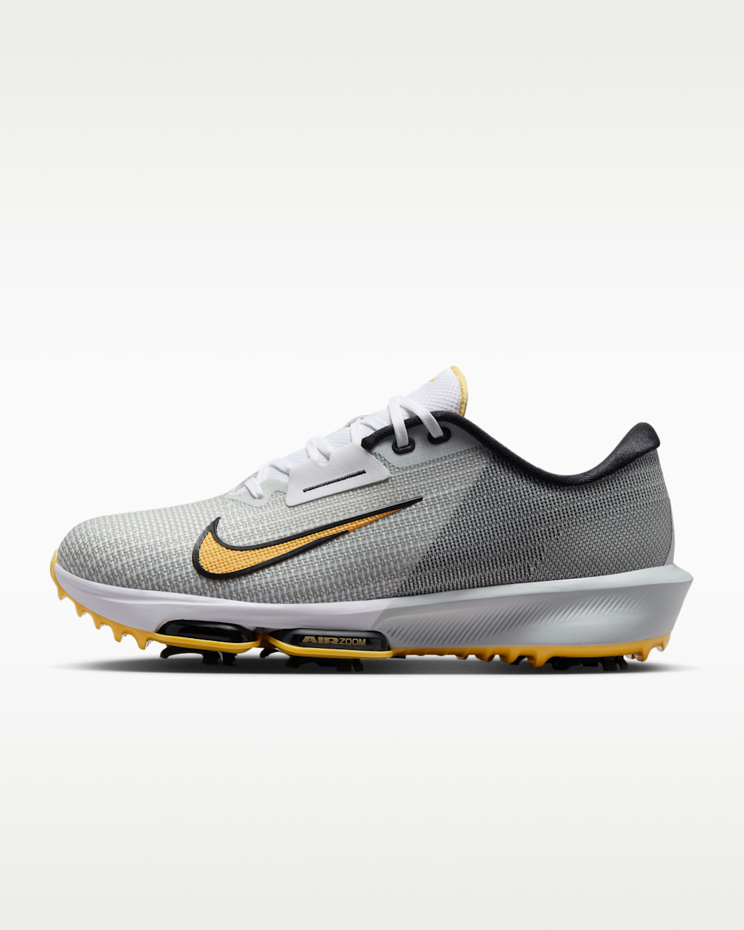 Tenis de golf (anchos) Nike Air Zoom Infinity Tour 2 - Blanco/Platino puro/Negro/Oro topacio
