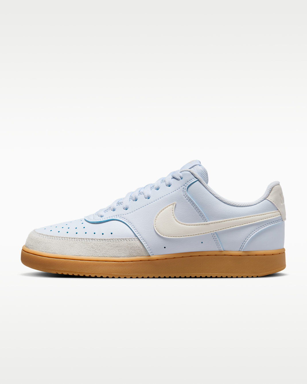 Nike Court Vision 低筒男鞋 - Football Grey/Gum Light Brown/Pale Ivory