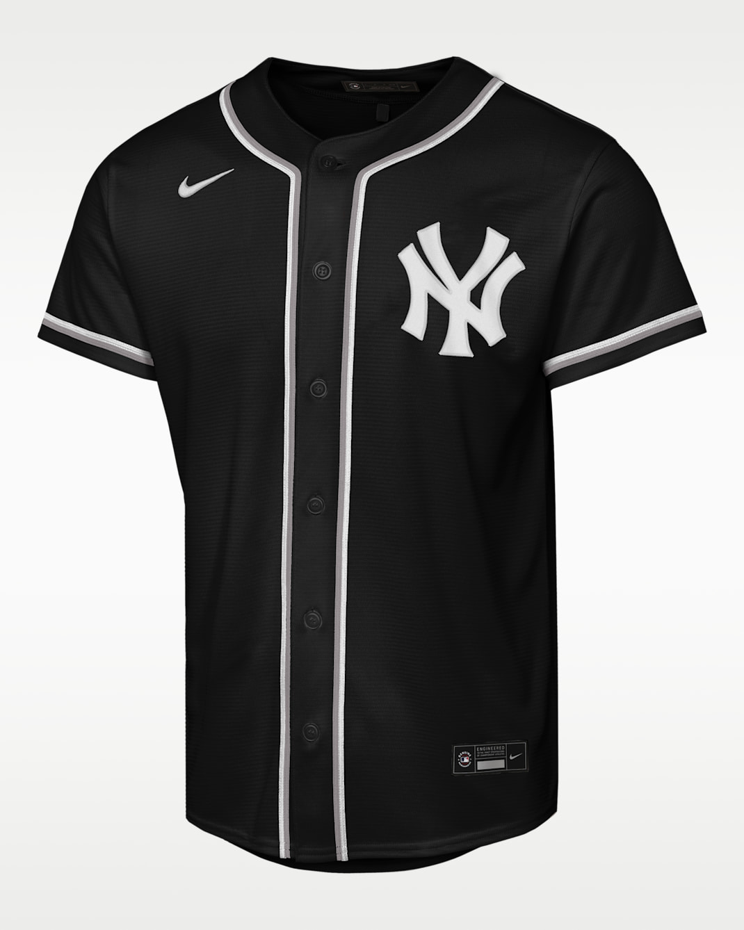 Anthony Volpe New York Yankees Big Kids' Nike MLB Replica Fashion Jersey - Black