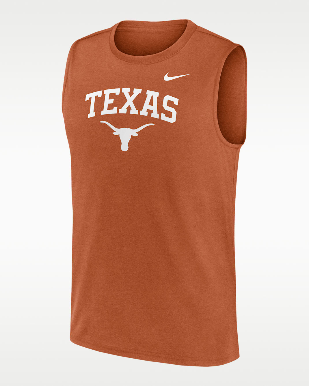 Texas Primetime Arch Legend Men's Nike Dri-FIT College Muscle Tank Top - Desert Orange