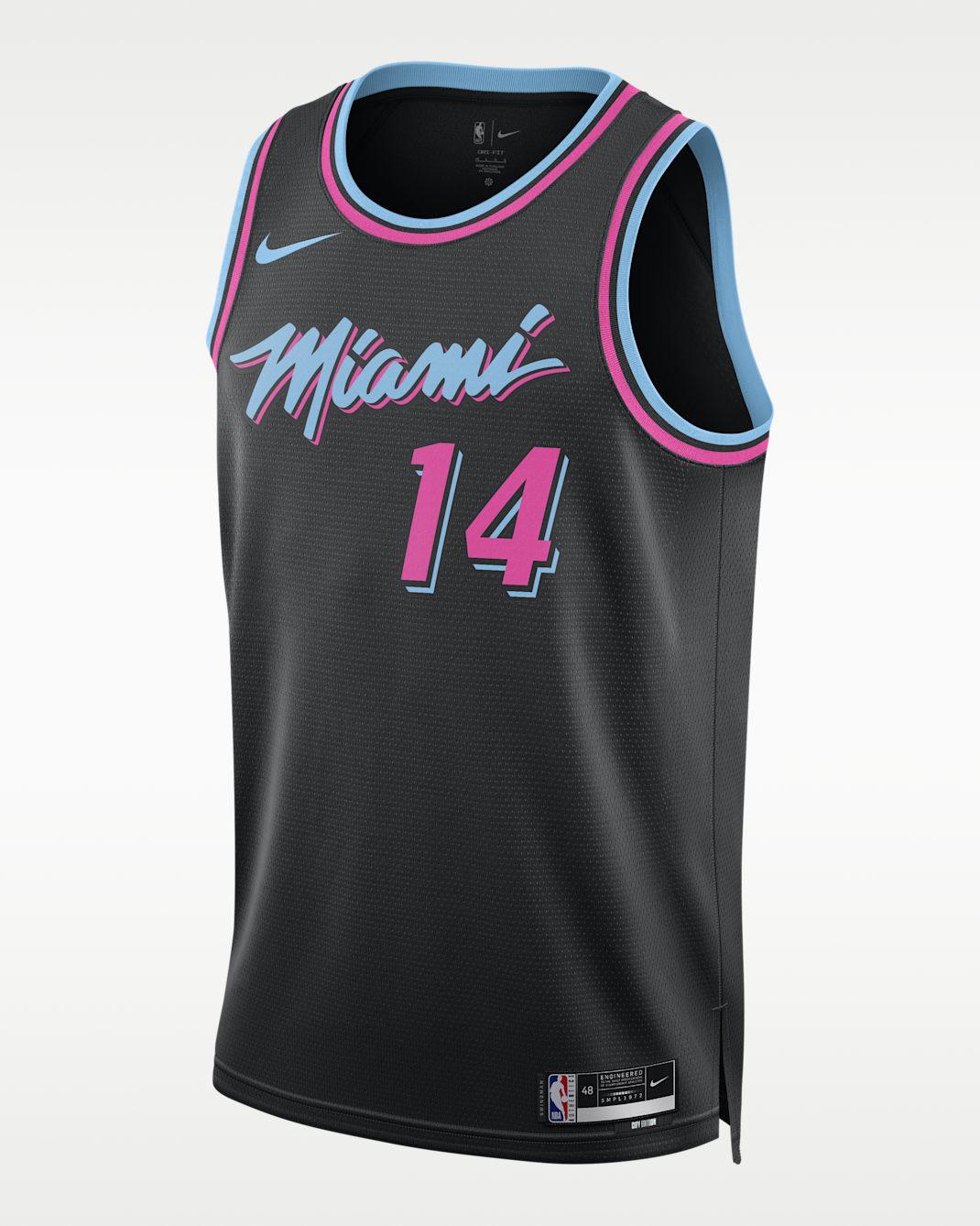 Tyler Herro Miami Heat City Edition Men's Nike NBA Swingman Jersey - Black