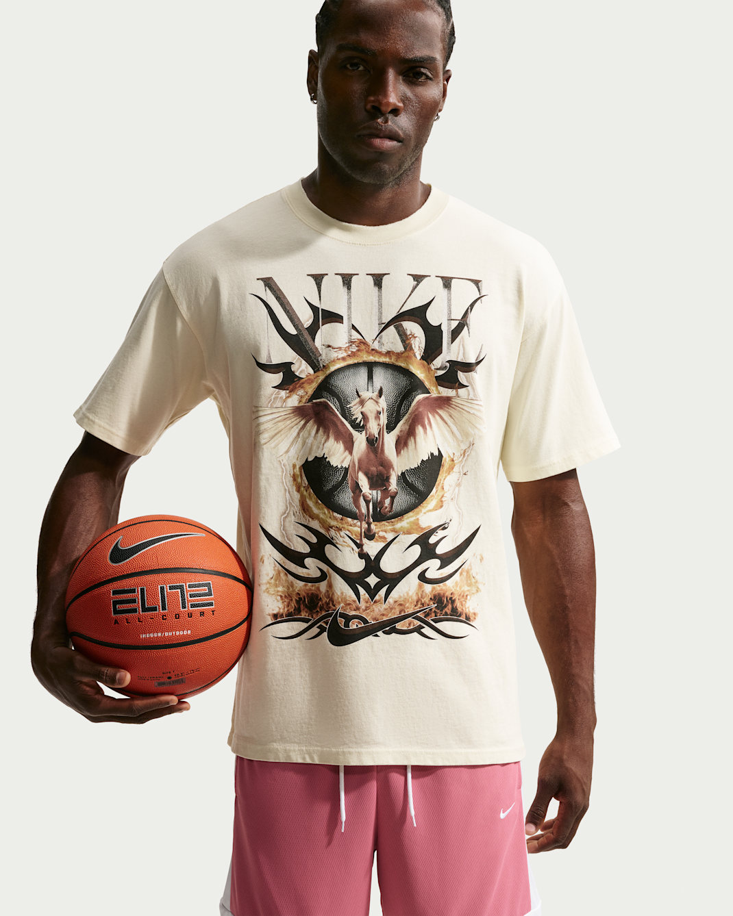 Nike Men's Basketball T-Shirt - Coconut Milk