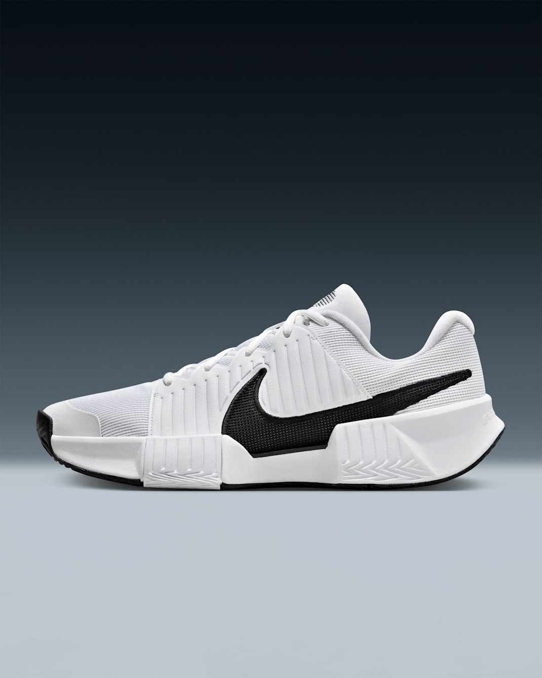 Nike GP Challenge Pro Men's Hard Court Tennis Shoes - White/White/Black