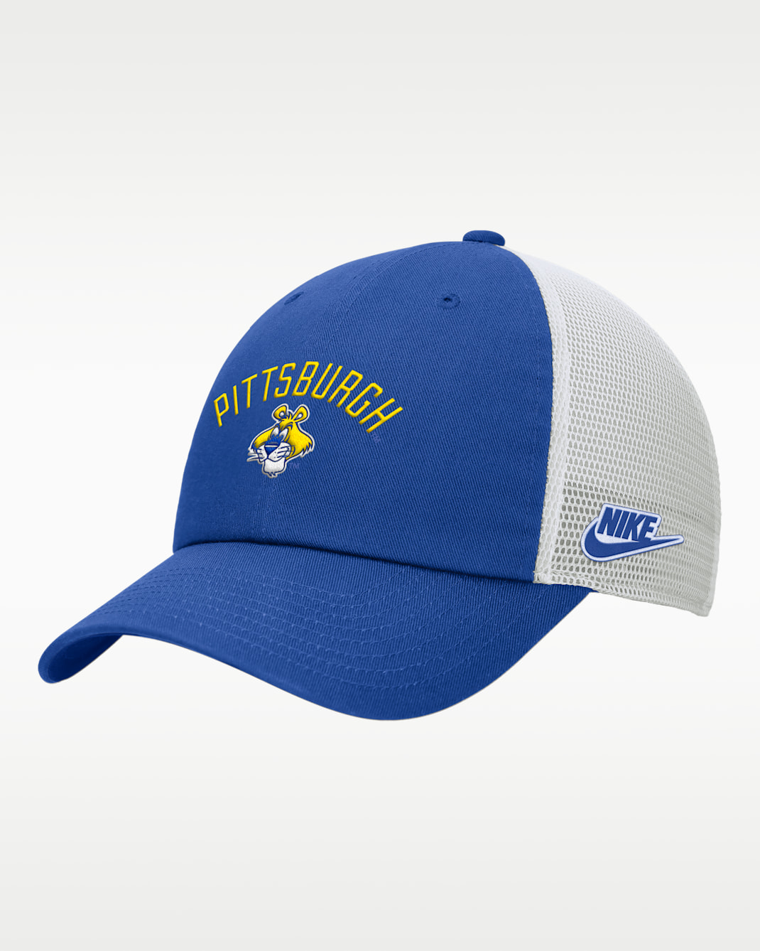 Nike College (Pittsburgh) Unstructured Trucker Cap - Game Royal