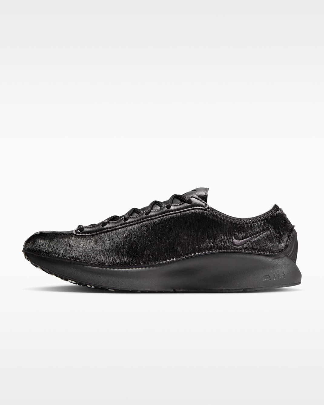 Nike Air Superfly LX Ponyhaarleder-Schuh (Damen) - Schwarz/Photon Dust/Off Noir