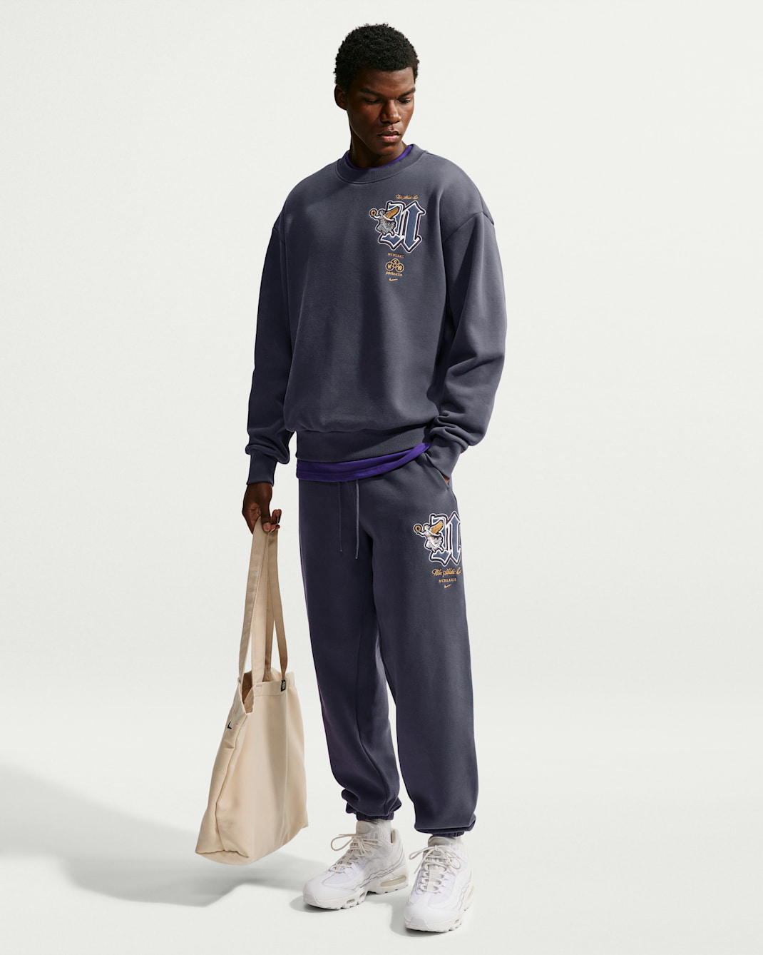 Nike Solo Fleece  Men's Cuffed Pants - Gridiron