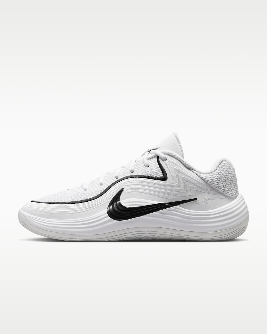 Nike Precision 8 Low Men's Basketball Shoes - White/Black/Black