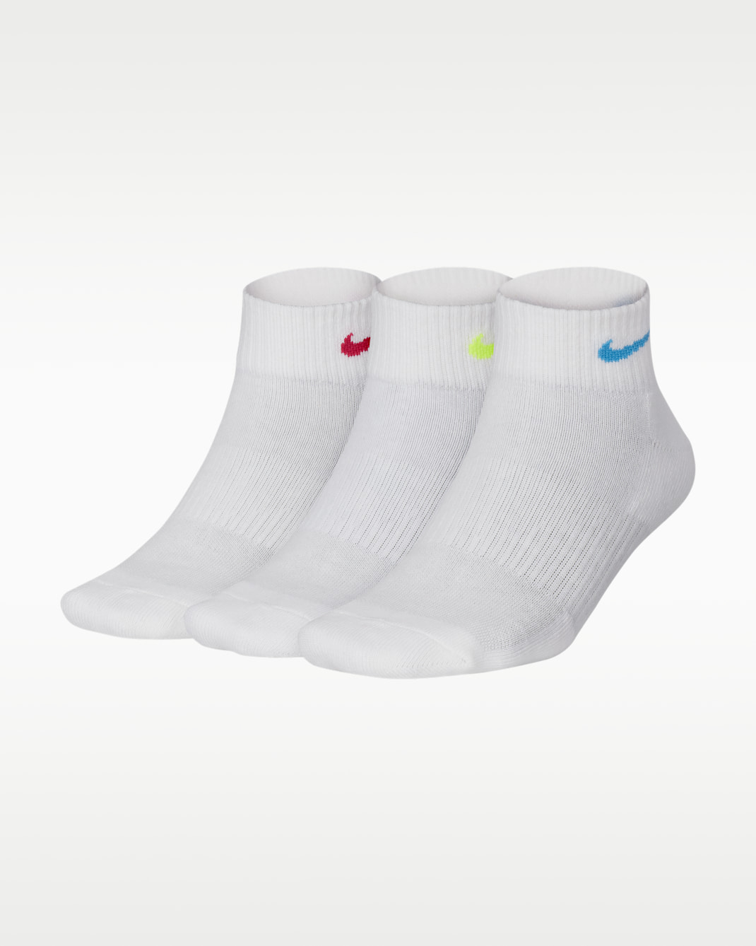 Nike Everyday Cushion Women's Training Ankle Socks (3 Pairs) - Multi-Color
