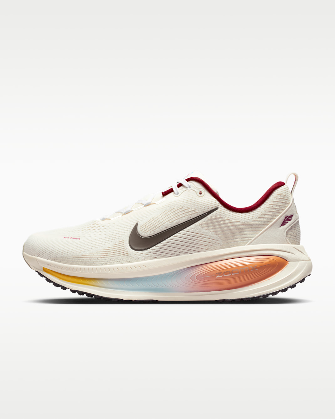 Nike Vomero 18 Men's Road Running Shoes - White/Phantom/Team Crimson/Dark Hazel