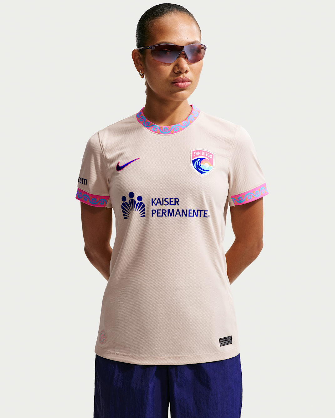 San Diego Wave FC Stadium Edition Women's Nike Dri-FIT Replica Jersey - Sanddrift