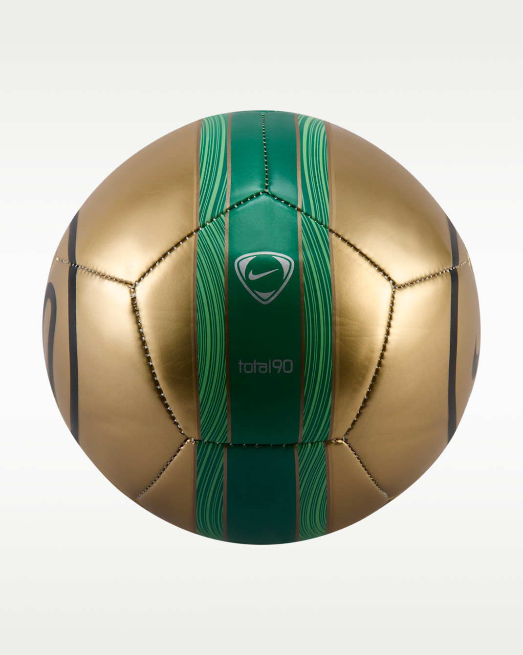 나이키 스킬즈 토탈 90 축구공 - 메탈릭 골드/클로버/블랙