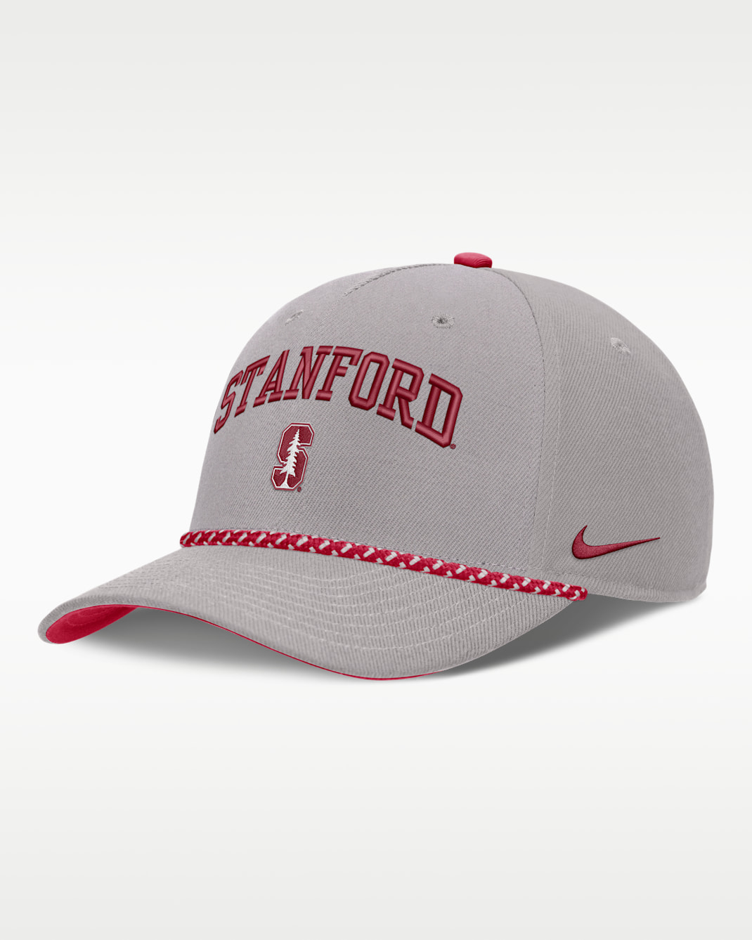Stanford Primetime Rise Rope Men's Nike College Adjustable Hat - Grey