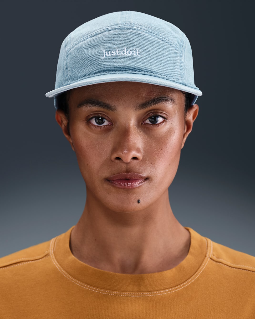 Nike Fly Unstructured Denim Cap - Aegean Storm/Thunder Blue/White