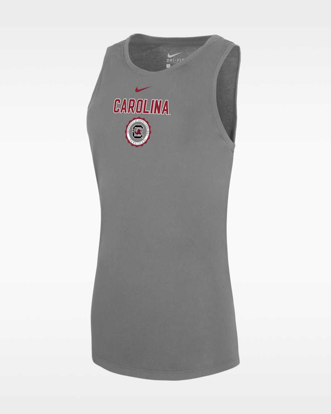 Nike College (South Carolina Gamecocks) Women's Dri-FIT Tank - Grey