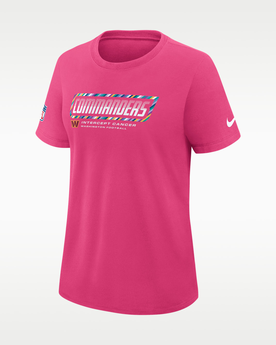 Washington Commanders Crucial Catch Women's Nike Dri-FIT NFL T-Shirt - Pink