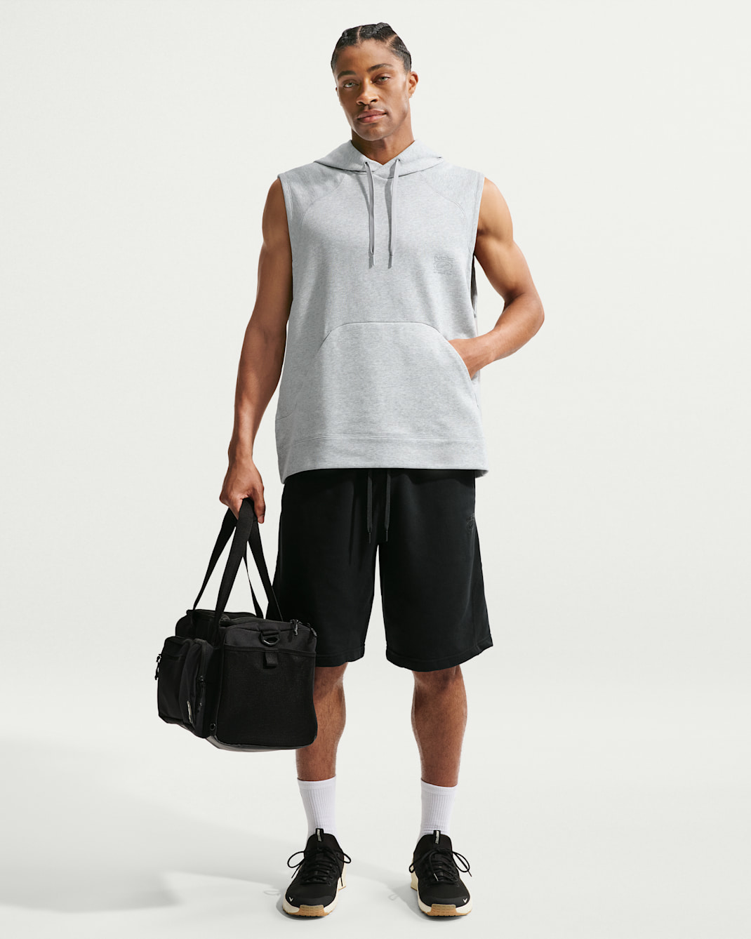 Nike N.A.C. Men's Dri-FIT Fleece Sleeveless Training Hoodie