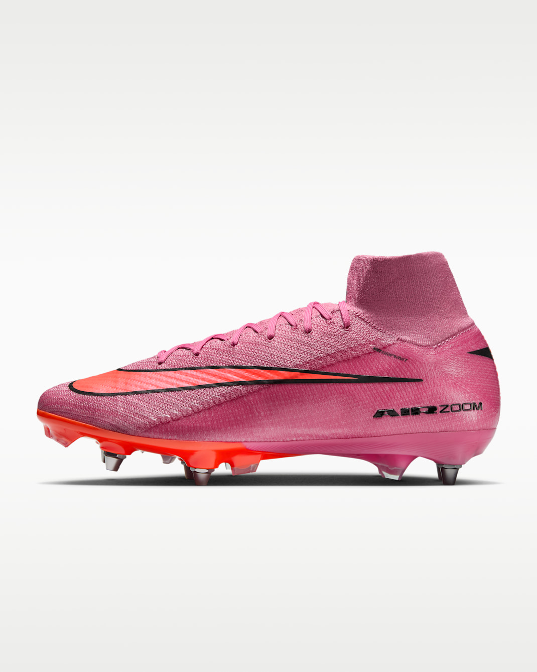 Korki piłkarskie o wysokim profilu SG-Pro Nike Mercurial Superfly 10 Elite - Magic Flamingo/Total Crimson/Czerń