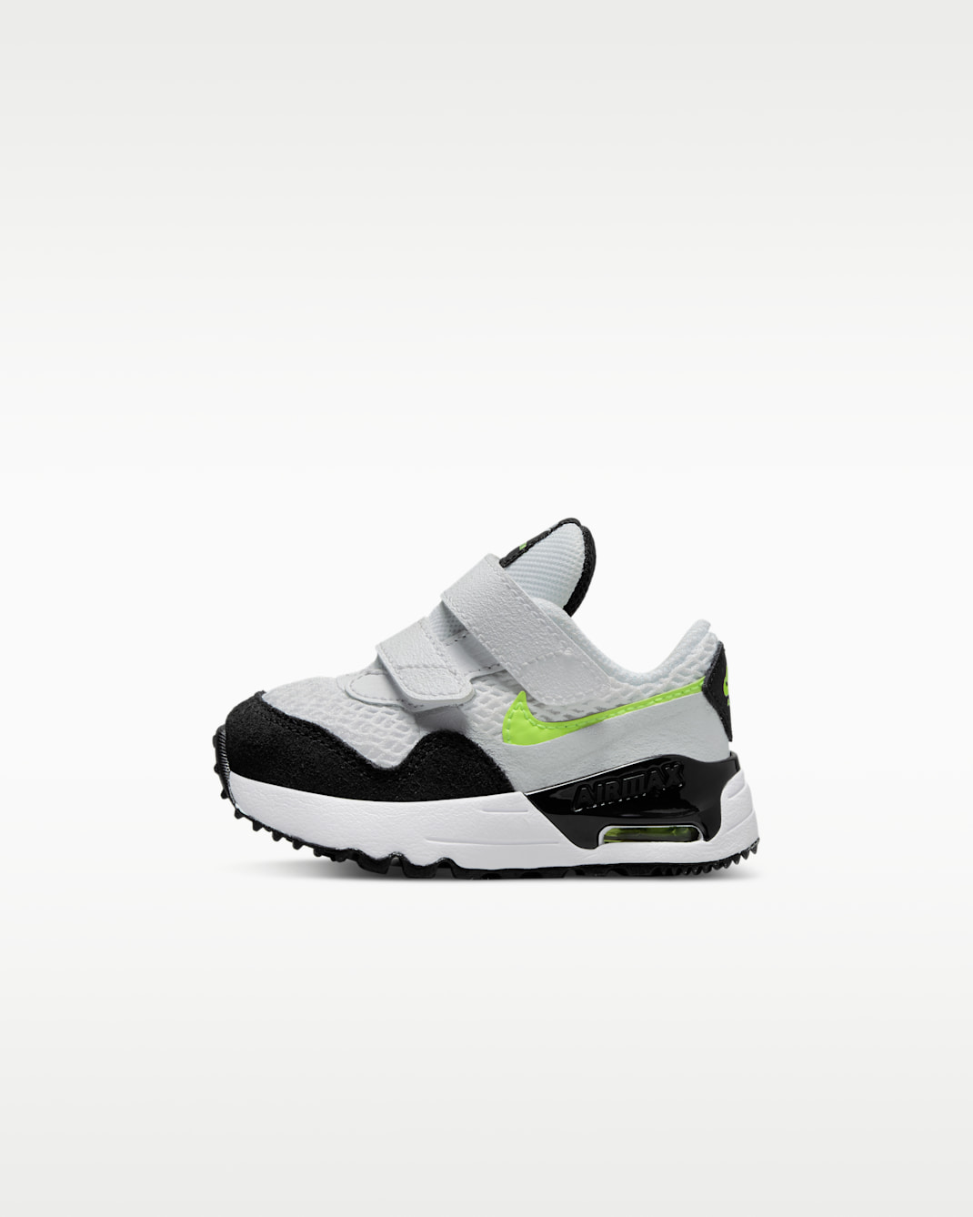 ナイキ エア マックス SYSTM ベビーシューズ - ホワイト/ボルト/ピュアプラチナム/ブラック