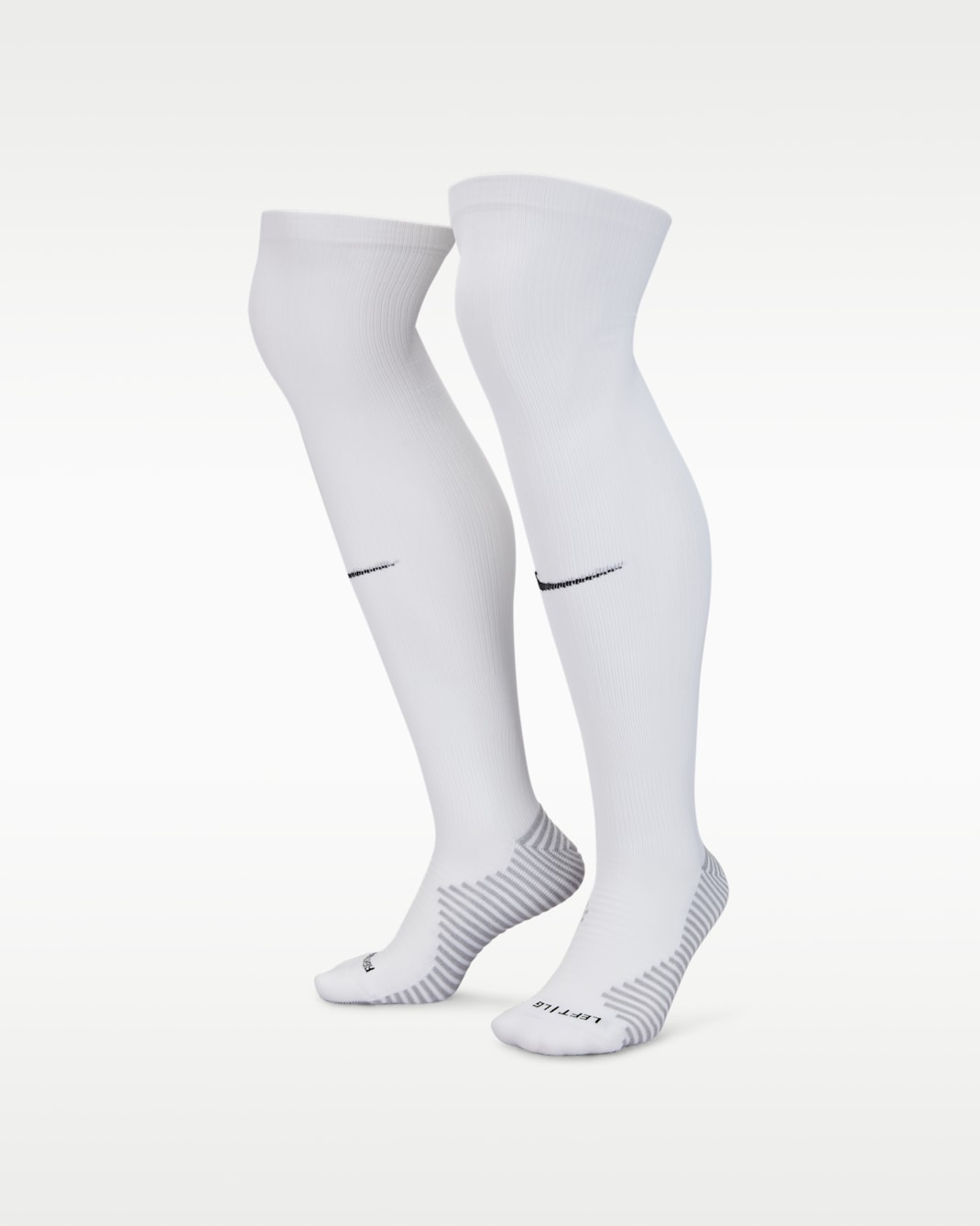Nike Dri-FIT Strike Knee-High Football Socks - White/Black