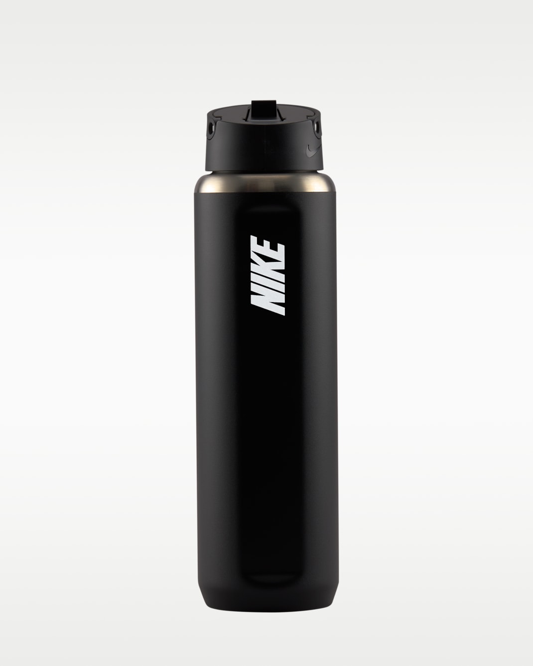 Nike Recharge Stainless Steel Straw Bottle (24 oz) - Black