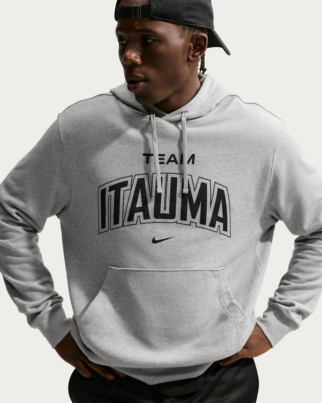 Nike Boxing-hættetrøje til mænd - Dark Grey Heather
