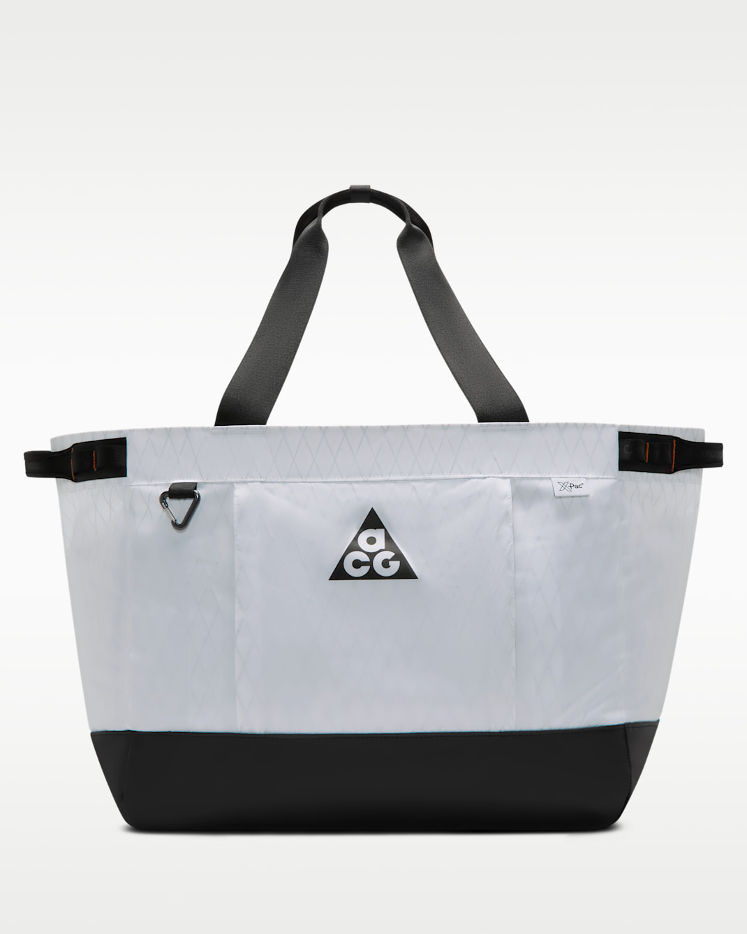 ACG ギア トートバッグ (Lサイズ、55L) - ホワイト/ブラック/ブラック