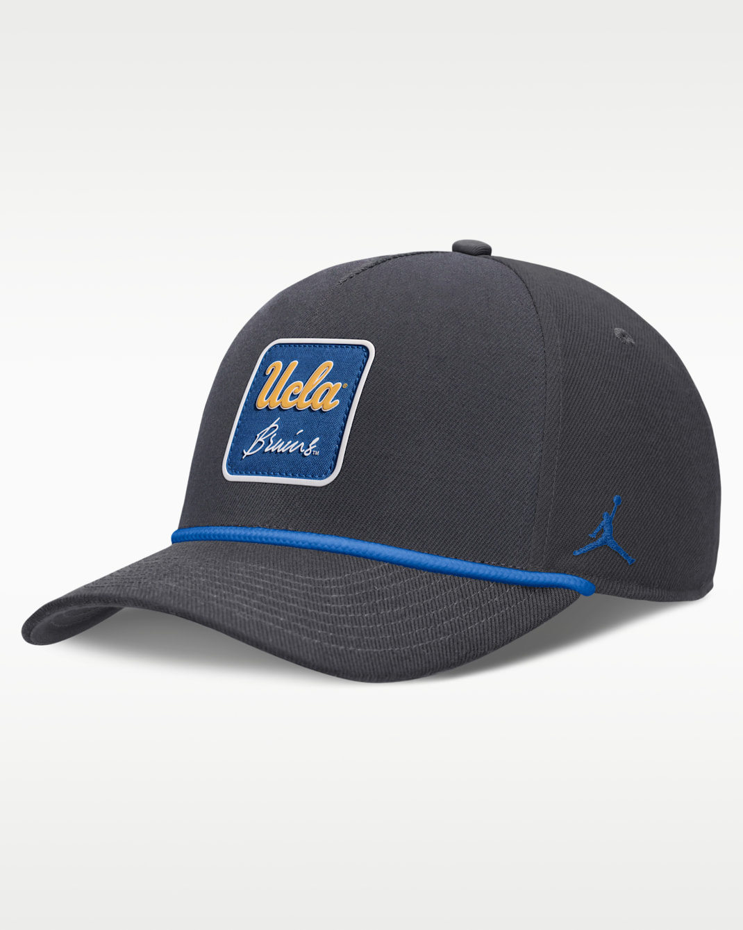 UCLA Primetime Rise Men's Jordan Brand Dri-FIT College A-Frame Adjustable Hat - Anthracite