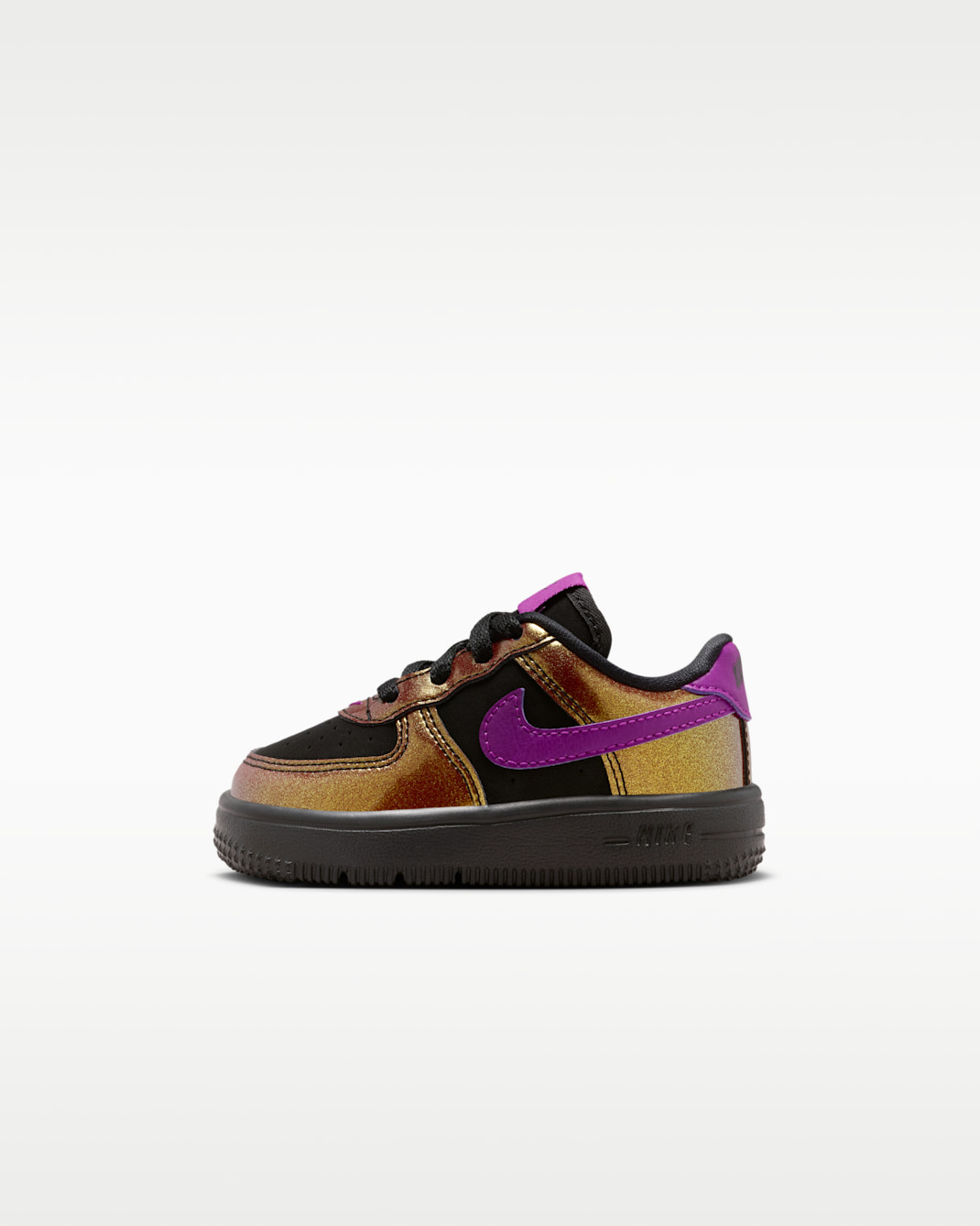 Nike Force 1 Low LV8 4 Baby/Toddler Shoes - Black/Bold Berry